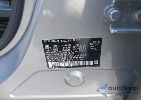 2021 Honda Hr-V Awd Lx from USA, damaged, VIN 3CZRU6H35MM742002